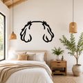 Shih Tzu dog ear waterproof metal wall art, mockup 1