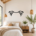 Staffordshire Bull Terrier dog ear waterproof metal wall art, mockup 1