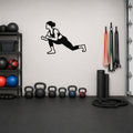 Female Wrestling Shot Entry Drill waterproof steel metal wall art, mockup 1