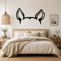 Chihuahua dog ear waterproof metal wall art, mockup 1