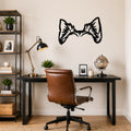 Shorkie dog ear waterproof metal wall art, mockup 1