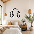 Cocker Spaniel dog ear waterproof metal wall art, mockup 1