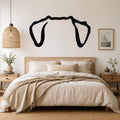 Weimaraner dog ear waterproof metal wall art, mockup 1