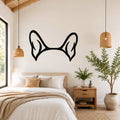 French Bulldog dog ear waterproof metal wall art, mockup 1