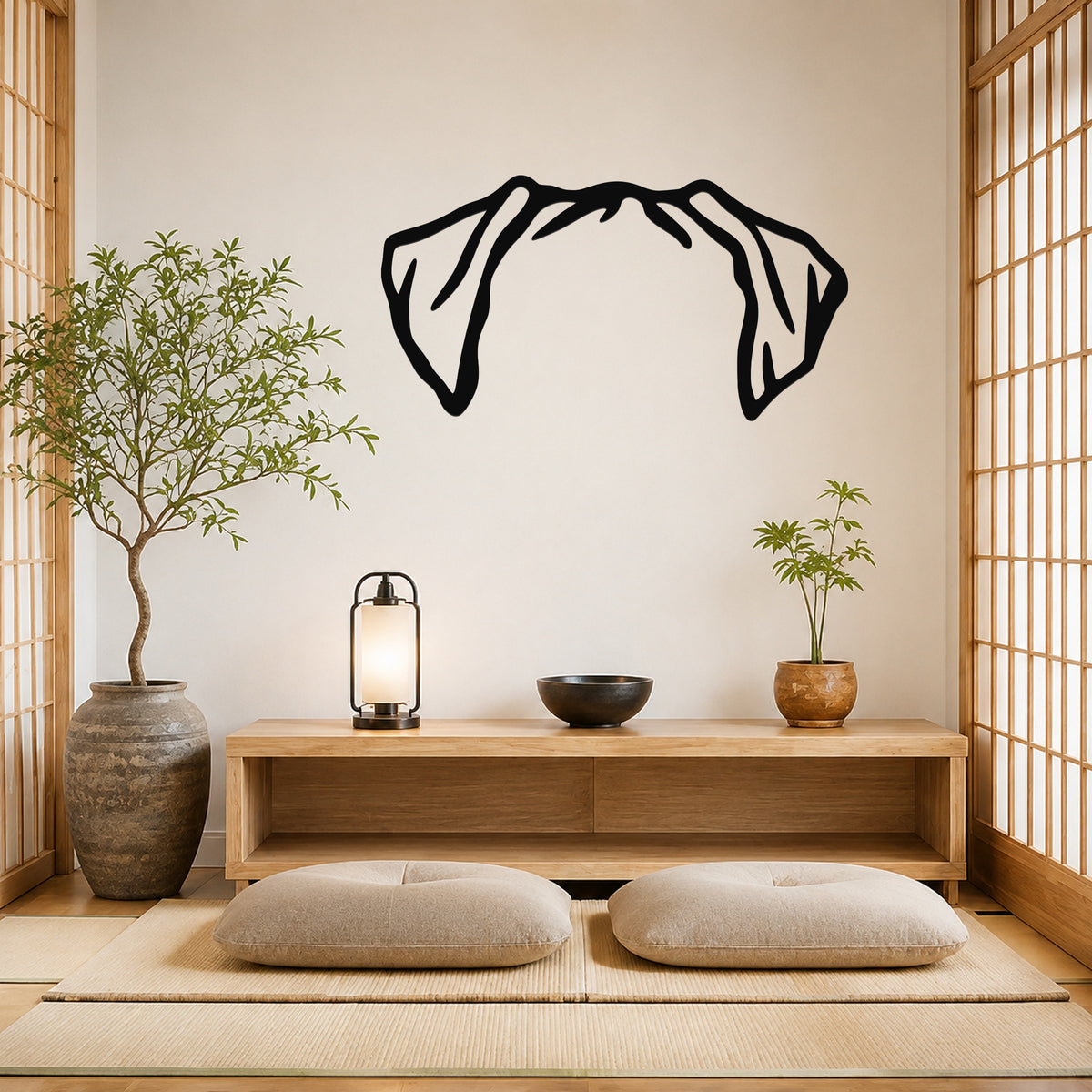 Boxer dog ear waterproof metal wall art, mockup 1