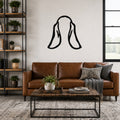 Basset Hound dog ear waterproof metal wall art, mockup 1