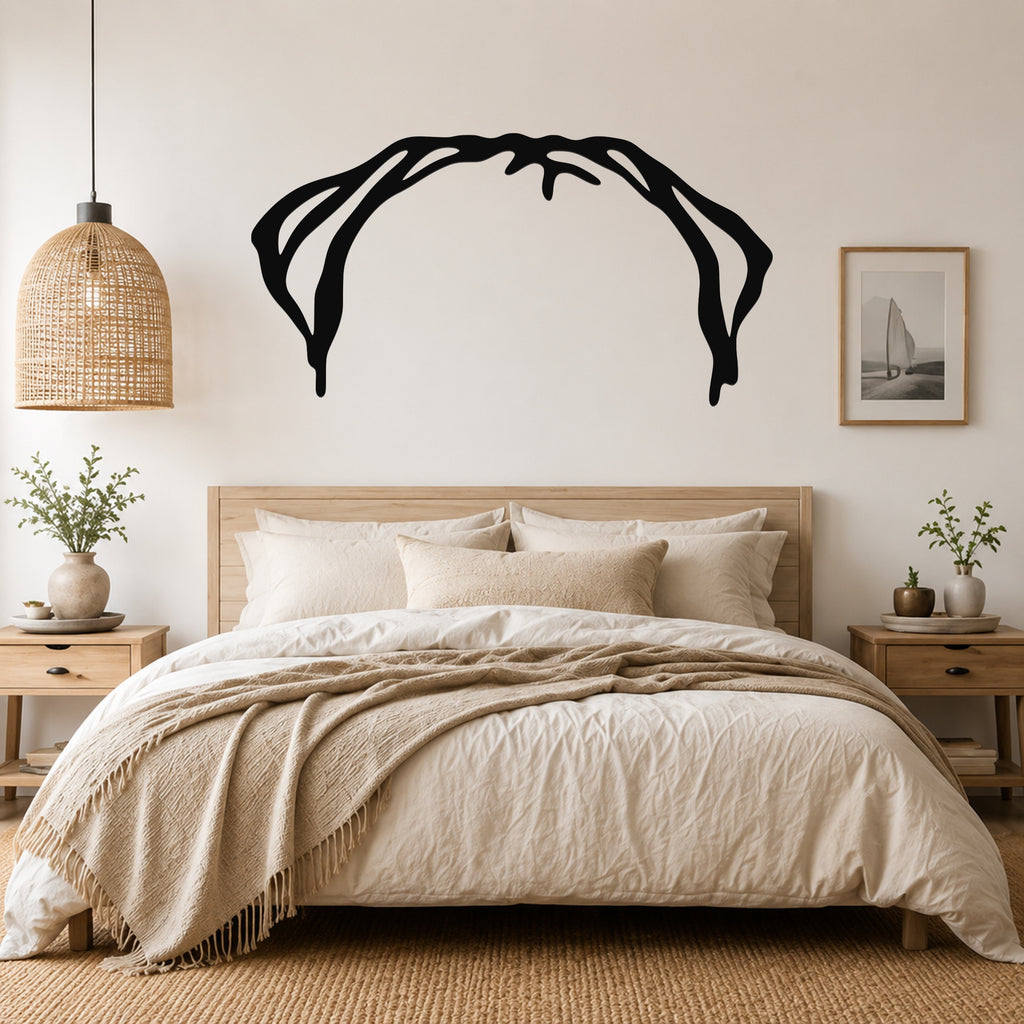 Bull Mastiff dog ear waterproof metal wall art, mockup 1