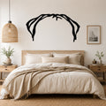 Bull Mastiff dog ear waterproof metal wall art, mockup 1