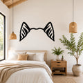 Alaskan Malamute dog ear waterproof metal wall art, mockup 1