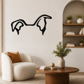Whippet dog ear waterproof metal wall art, mockup 1