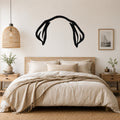 Labrador Retriever dog ear waterproof metal wall art, mockup 1