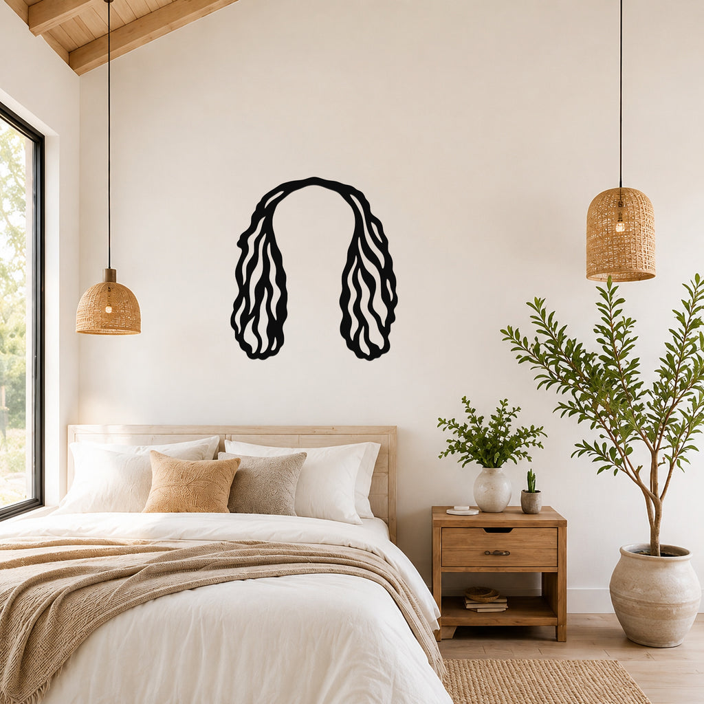 Springer Spaniel dog ear waterproof metal wall art, mockup 1