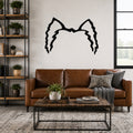 Cane Corso dog ear waterproof metal wall art, mockup 1