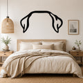 Mastiff dog ear waterproof metal wall art, mockup 1