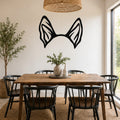Heeler dog ear waterproof metal wall art, mockup 1