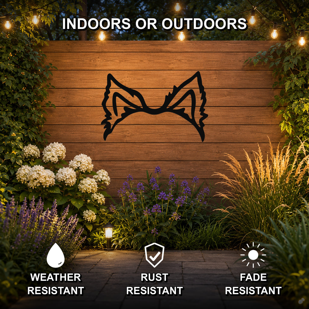Shorkie dog ear waterproof metal wall art, mockup 2