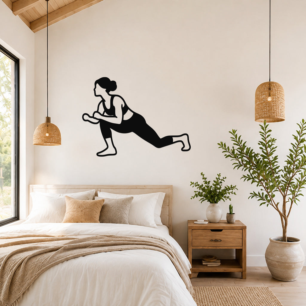 Female Wrestling Shot Entry Drill waterproof steel metal wall art, mockup 4