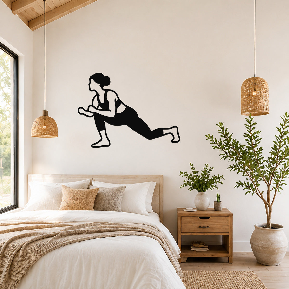 Female Wrestling Shot Entry Drill waterproof steel metal wall art, mockup 4