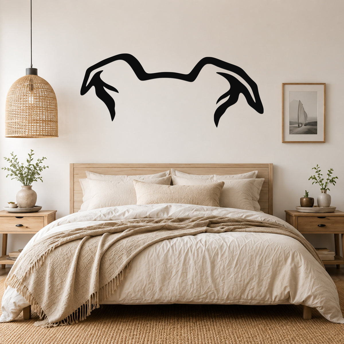 Border Collie dog ear waterproof metal wall art, mockup 4