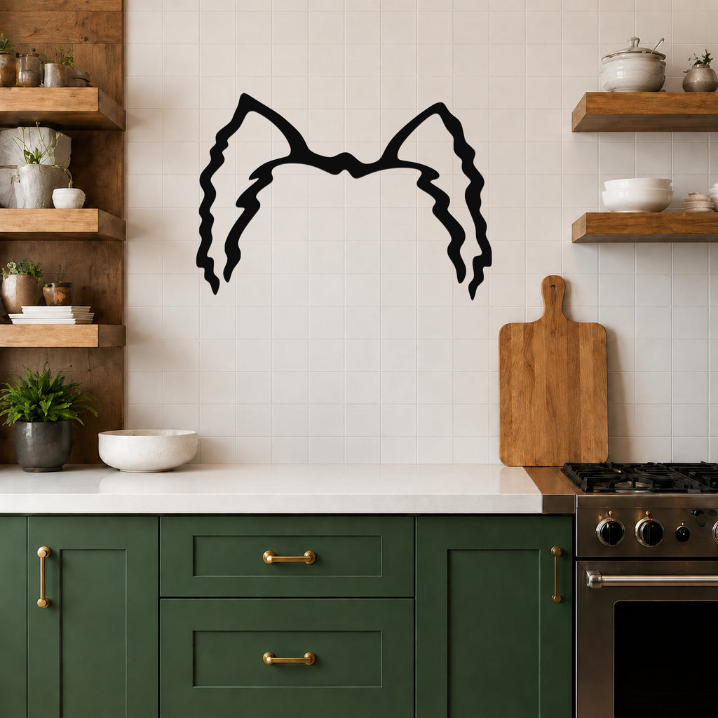 Cane Corso dog ear waterproof metal wall art, mockup 4