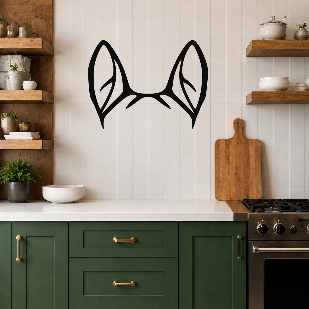 Basenji dog ear waterproof metal wall art, mockup 5
