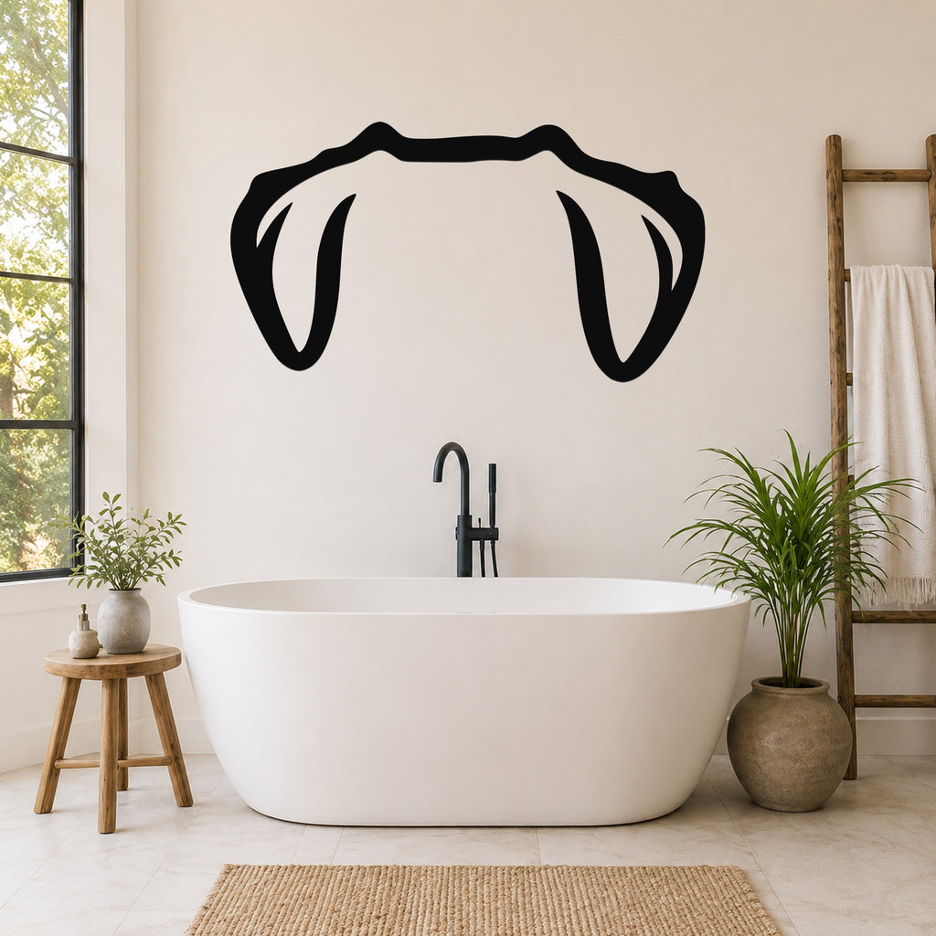 Maltese dog ear waterproof metal wall art, mockup 5