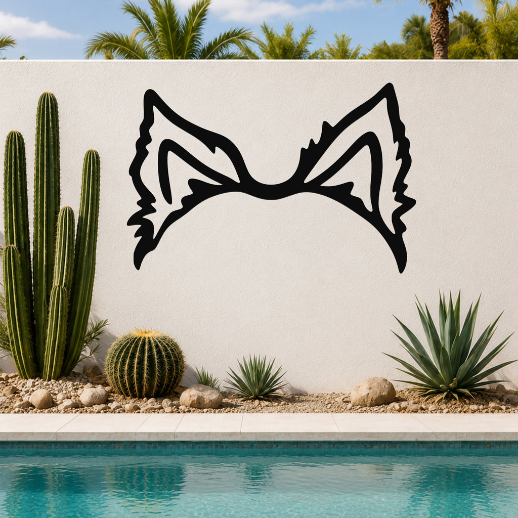 Shorkie dog ear waterproof metal wall art, mockup 6