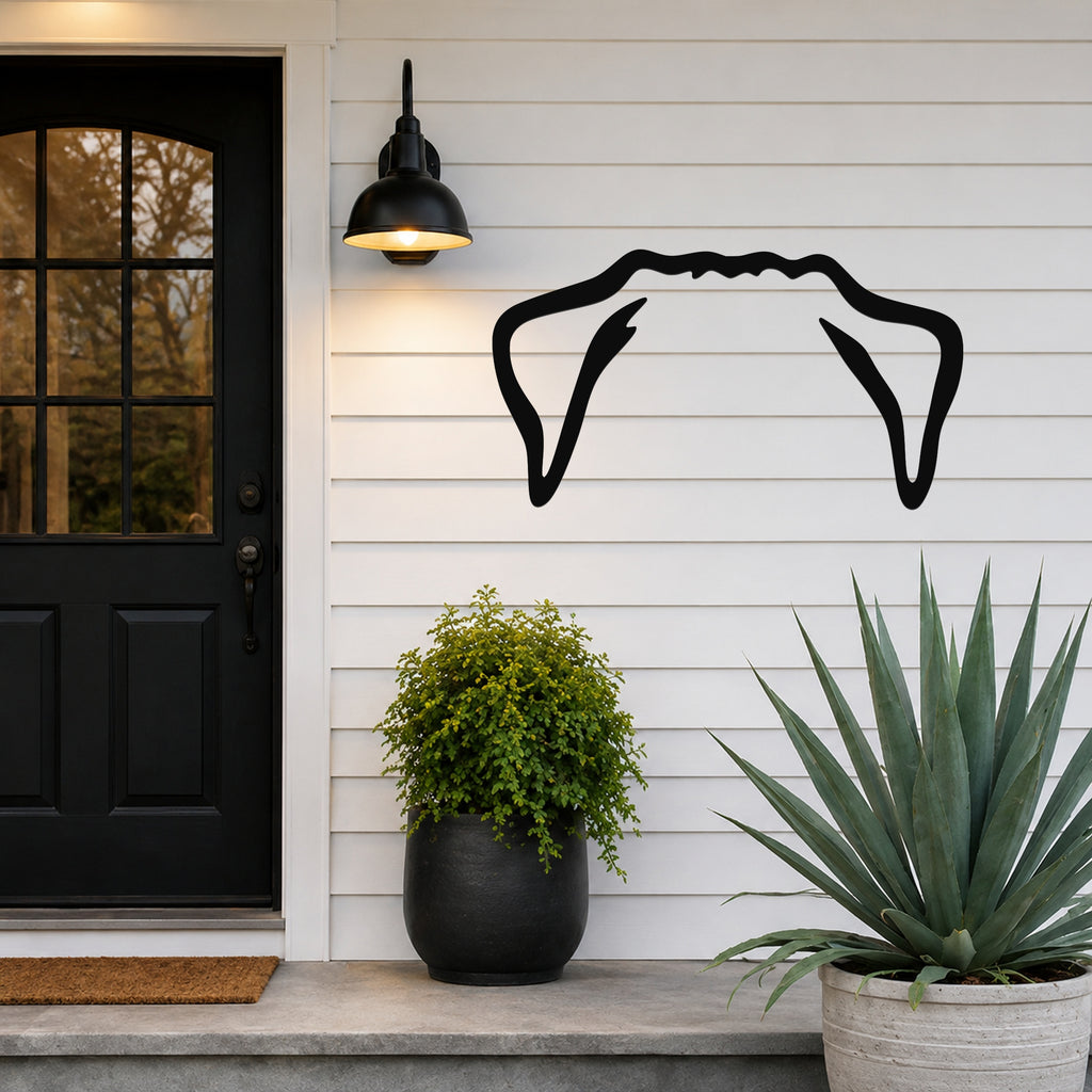 Boxer dog ear waterproof metal wall art, mockup 6