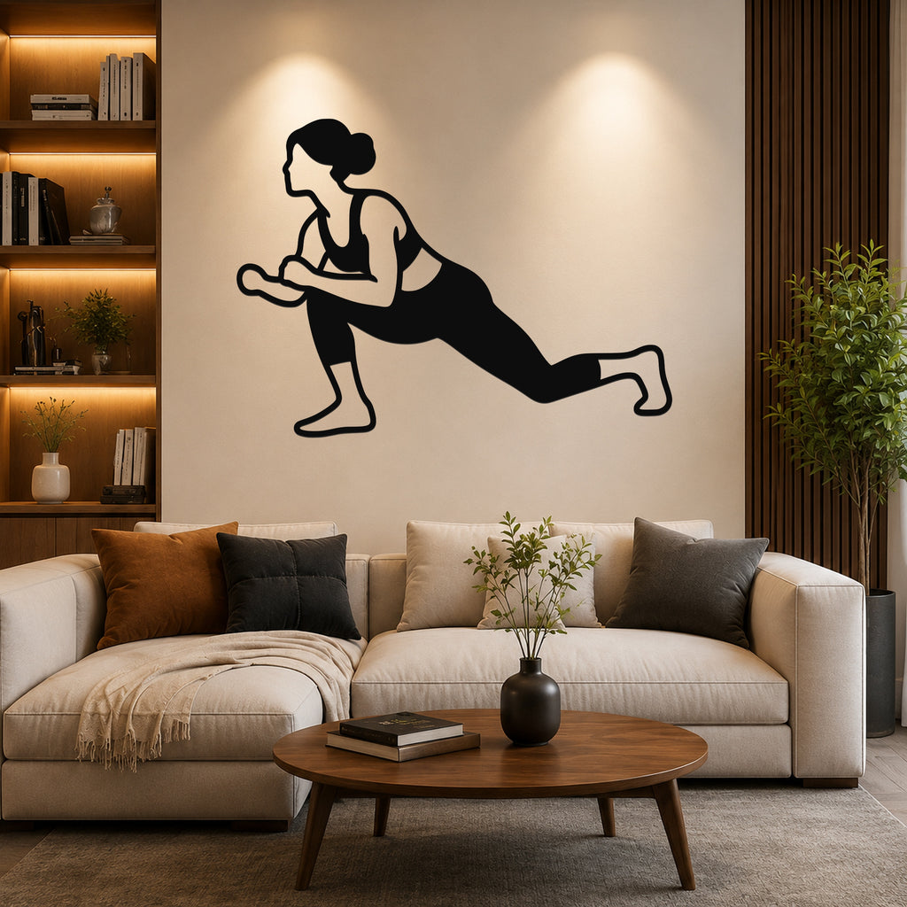 Female Wrestling Shot Entry Drill waterproof steel metal wall art, mockup 6