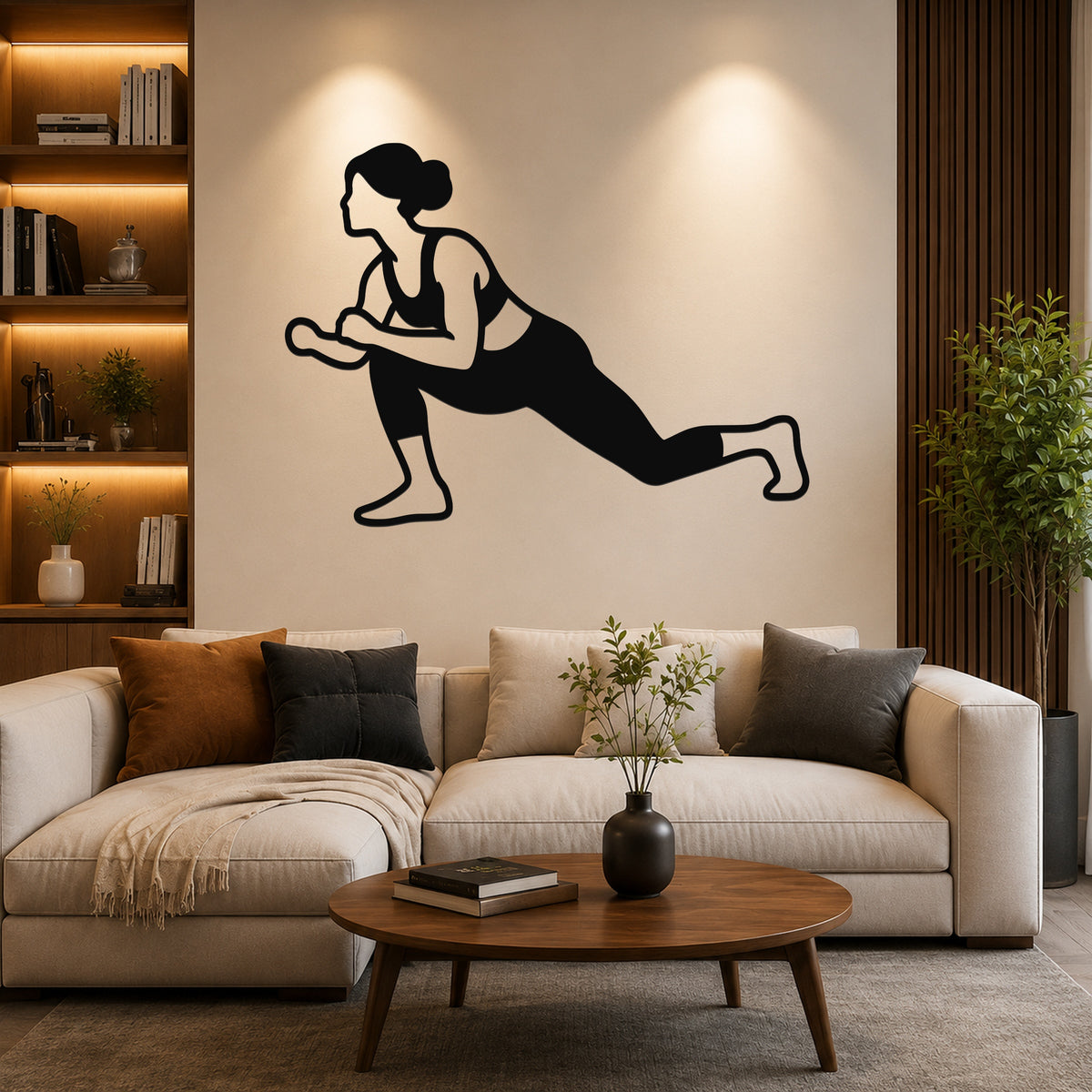 Female Wrestling Shot Entry Drill waterproof steel metal wall art, mockup 6