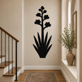 Blooming Agave Metal Wall Art Indoor Outdoor Sculptural Silhouette Desert Inspired Decor for Living Room Bedroom Office