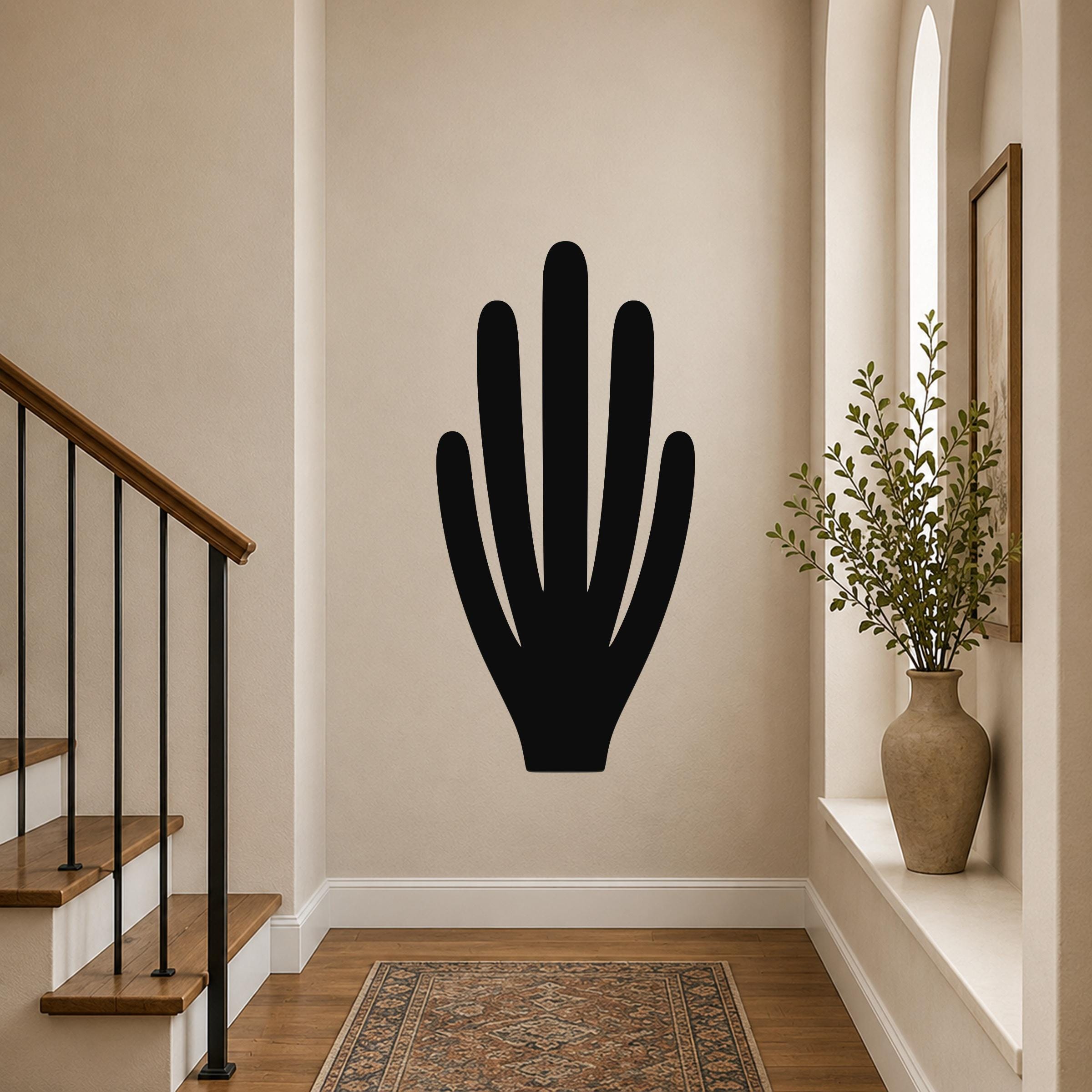 Organ Pipe Cactus Metal Wall Art Indoor Outdoor Patio Garden Courtyard Rustic Wall Decor