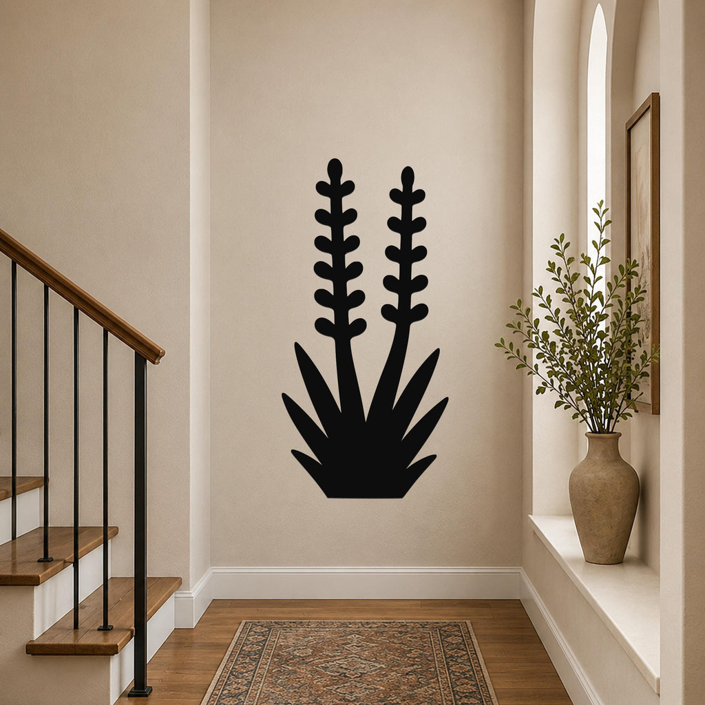 Blooming Yucca Metal Wall Art Indoor Outdoor Desert Botanical Sign
