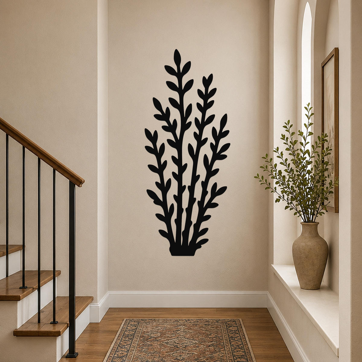 Desert Branch Metal Wall Art Indoor Outdoor Modern Living Room Decor