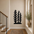 Kelp and Seaweed Metal Wall Art Indoor Outdoor Modern Sign for Patio Entryway Garden Wall
