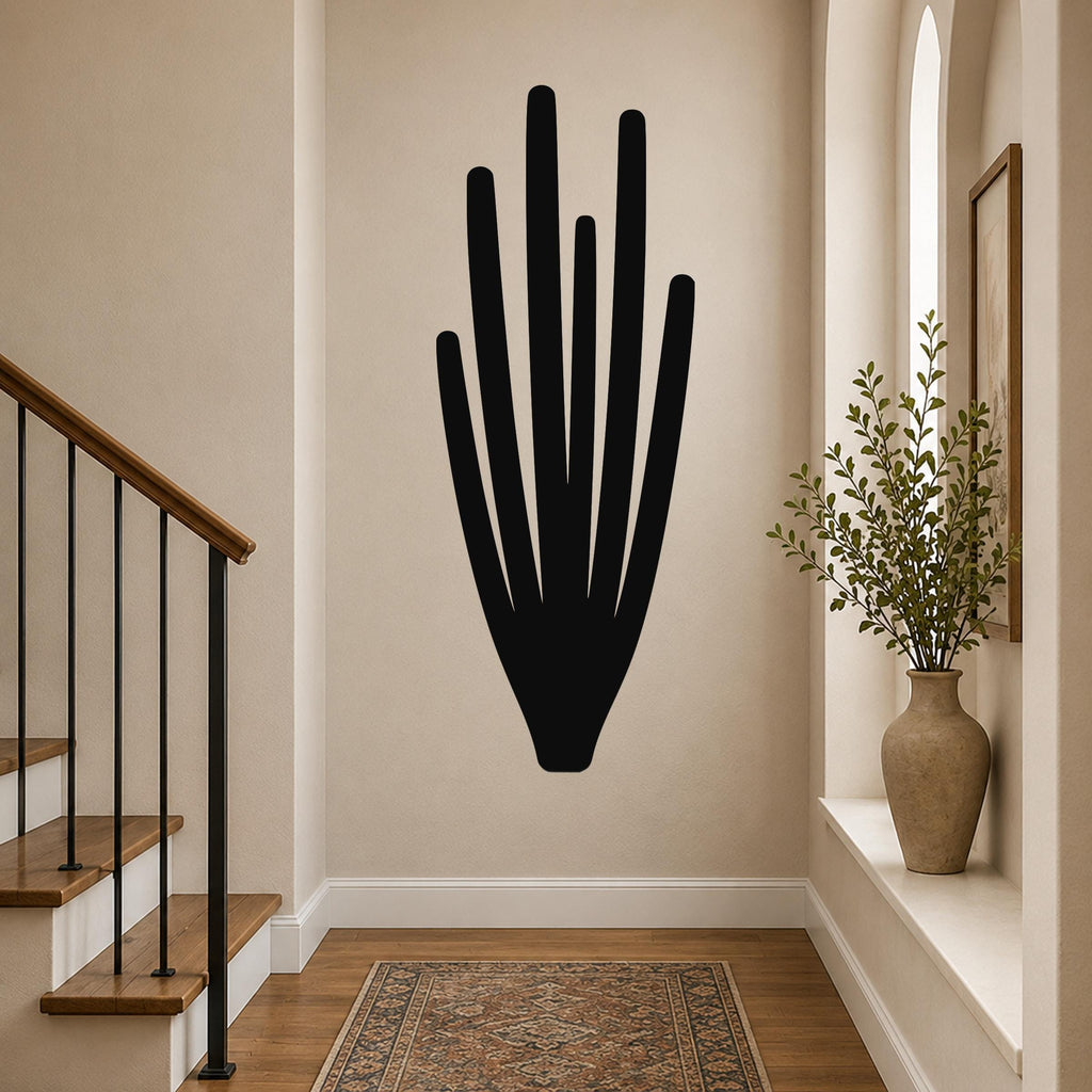 Organ Pipe Cactus Metal Wall Art Indoor Outdoor Waterproof Patio Living Room Decor
