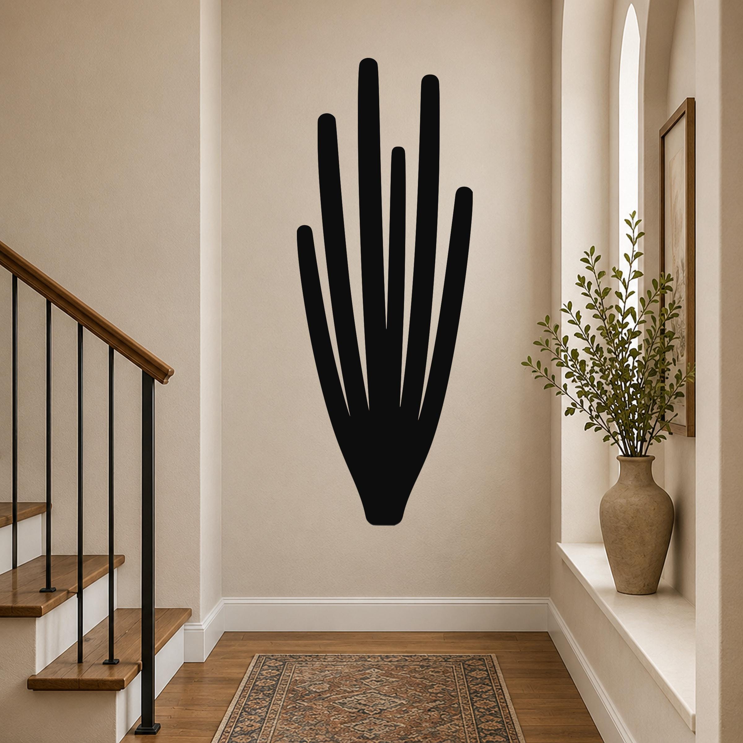 Organ Pipe Cactus Metal Wall Art Indoor Outdoor Waterproof Patio Living Room Decor