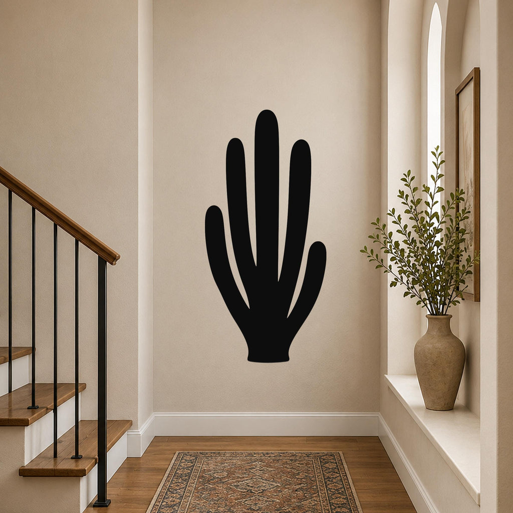 Organ Pipe Cactus Metal Wall Art Indoor Outdoor Sign Modern Desert Decor for Patio Living Room