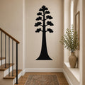 Sequoia Tree Metal Wall Art Indoor Outdoor Rustic Modern Botanical Wall Decor for Living Room Office
