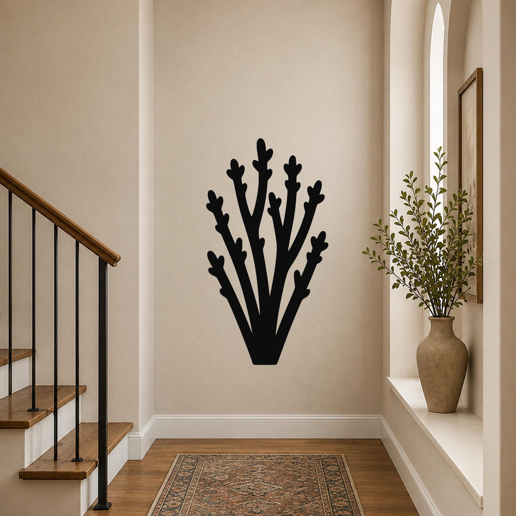 Desert Branch Metal Wall Art Indoor Outdoor Patio Porch Garden Sign