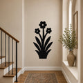 Wildflower Metal Wall Art Indoor Outdoor Waterproof Steel Sign for Bedroom Office Patio